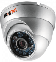 N22LW NOVIcam Вандалозащищённая уличная всепогодная купольная IP видеокамера