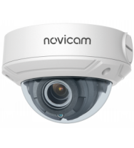 PRO 27  Novicam Вандалозащищённая уличная всепогодная купольная IP видеокамера 1080p с ИК подсветкой и мегапиксельным вариофокальным объективом