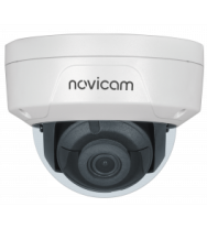 PRO 24 (ver.1282) Novicam Вандалозащищённая уличная всепогодная купольная IP видеокамера 1080p с ИК подсветкой и мегапиксельным объективом