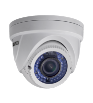 NOVIcam PRO TC28W, Купольная всепогодная видеокамера TVI 1080р с ИК-подсветкой и мегапиксельным вариофокальным объективом 2.8~12 мм