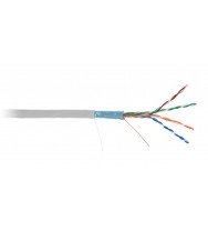 Кабель NETLAN F/UTP 4 пары, внутренний,  серый, 305м