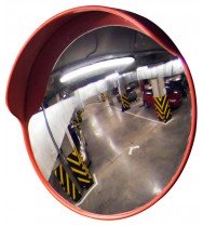 Зеркало дорожное сферическое с козырьком ф 600 мм