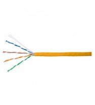 Кабель NETLAN U/UTP 4 пары, внутренний, oранжевый, 305м